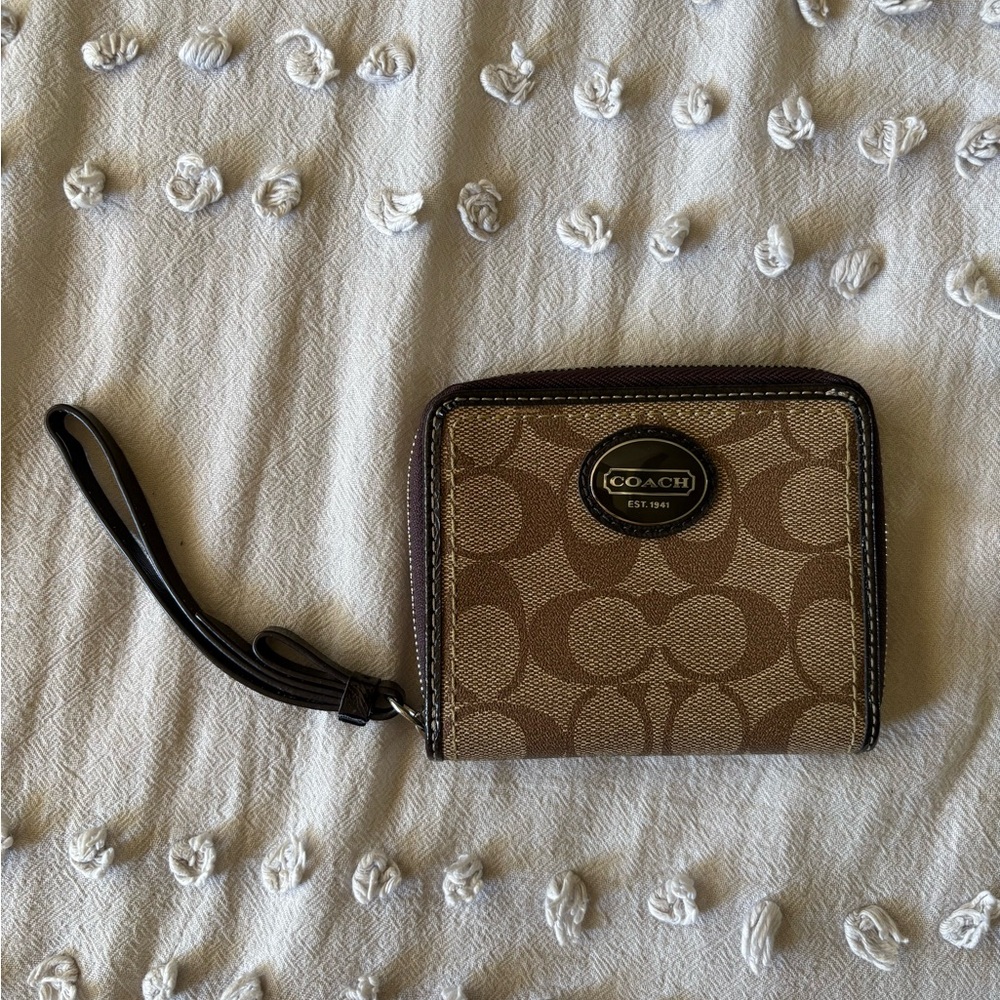 Coach Brown Leather Wallet